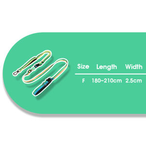HamshMoc 6 In 1 Dog Leash Anti-Pull Strong Pet Lead Rope Reflective Resilient Adjustable For Small Medium Large Dogs Outdoor Walking