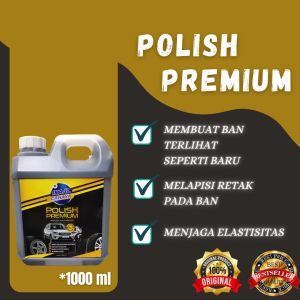 polish premium/melapisi ban yang sudah retak/pengkilap/penghitam semir ban/semir dashboard