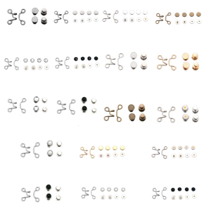 Metal Waist Button Tighteners No Sewing Jeans Waist Tighteners Buckles for Pants Jeans Trousers Skirt to Make Tighter