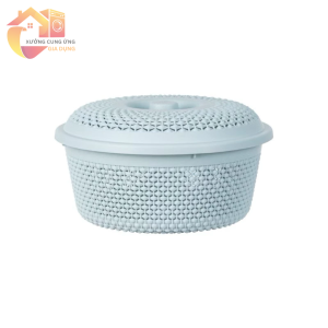 Rổ Tròn Chấm Bi Hokori 3268 Kích Thước 26.5 × 17.5 × 15cm