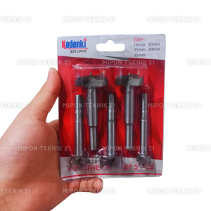 Mata Bor TCT Kayu Engsel Sendok Laci Set 5 Pcs