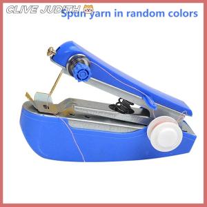CISWGE 1 Set Mini Sewing Machine Fast Stitch Labor-saving Fabric Clothes Sewing Tools Handheld Portable Mini Manual Sewing Machine
