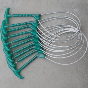 จับหมู อุปกรณ์ฉีดยาหมู เครื่องเชือกและจับหมู ลวดสลิง ลวดเหล็บจับปากหมู