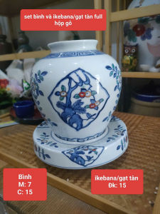 Bình hoa trang trí vẽ nổi hàng gốm Nhật 🎌🎌🎌