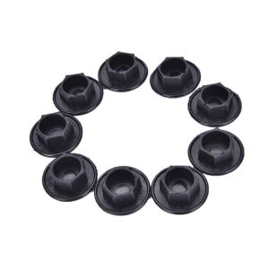 [Chandrae] 20PCS Black Hex Socket Allen Bolt Screw Nut Hexagon Head Cover Cap Protector