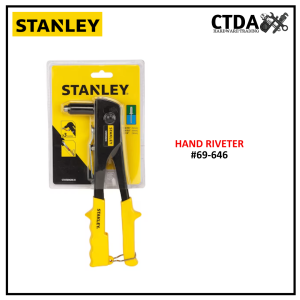 STANLEY HAND RIVETER #69-646 - 1/8 3/16 5/32
