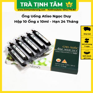 Cao nước atiso Đà Lạt Ngọc Duy hộp 10 ống x 10ml uống liền giúp thanh nhiệt giải khát