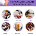 V34 TOOTHPASTE SMILE EASE Pasta gigi untuk gigi sensitif Pemulihan gusi Pasta gigi pemutih 30ml. 