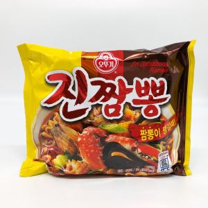 บะหมี่จัมปงเกาหลี  Ottogi Jin Jjambbong Ramen 130g รสทะเลเผ็ด มาม่าเกาหลี นำเข้าจากเกาหลี จัมปง 진짬뽕