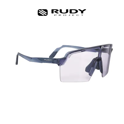 Rudy Project Spinshield Pro Sports Performance Eyewear Sunglasses – Avio Gloss ImpactX2 Laser Purple Lens for Men and Women | UV Protection