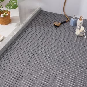 1/2/3 Pieces Of 30x30cm Anti Slip Pvc Bathroom Mat With Circular Drainage Holes And Suction Cups Quick Drying Shower Mat Suitable For Home And Hotel Bathrooms Square Adjustable And Durable Shower Mat
