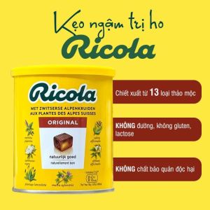 Kẹo ngậm ho Ricola Original Herb 250g (100 Viên) - Mẫu mới hàng Nội địa Đức