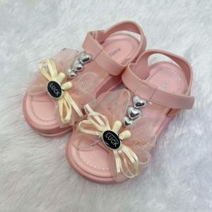 IMPORT 6055-K1 Sandal Anak Perempuan Sandal Pesta Anak Cewek Karet Lentur Ukuran 24-35