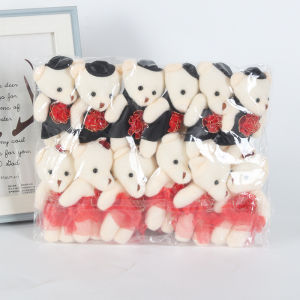Sepasang Boneka Bear Couple Plush 11cm - Boneka Beruang BB004-2