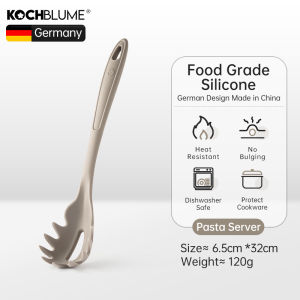 Kochblume Silicone Bộ dụng cụ nấu ăn dùng cho thực phẩm Silicone chịu nhiệt không dính thìa bếp muỗng nồi Skimmer colander morandi grey loạt