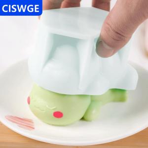 [COD] CISWGE AUTOPARTS Dễ thương khủng long Mousse khuôn Pudding Silicone khuôn mãng cầu Khuôn bánh khuôn phim hoạt hình màu xanh lá cây Dino bánh trang trí nướng bánh công cụ
