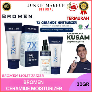 𝗝𝗨𝗡𝗞𝗜𝗘 𝗠𝗔𝗞𝗘𝗨𝗣 -Moisturizer Pria Bromen New 7x Ceramide Moisturizer Skin Moist Booster