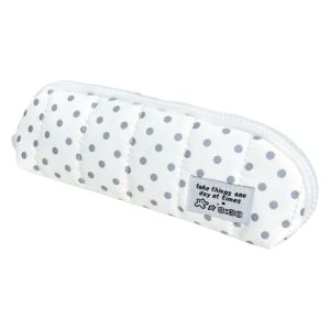 DHCRP Cloth Polka Dot Pencil Case Y2k  Storage Pencil Pouch Makeup Cosmetic Storage Large Capacity Pen Bag Stationery Holder
