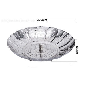 G5 Xửng hấp inox có chân  dùng hấp cách thủy để ráo nước trái cây 3 kích cỡ GA625