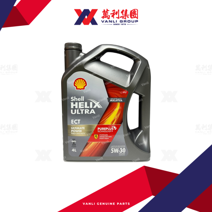 Shell Helix Ultra 5W30 SQ/CF Fully Synthetic Engine Oil 4L - XH4HL5W30SN