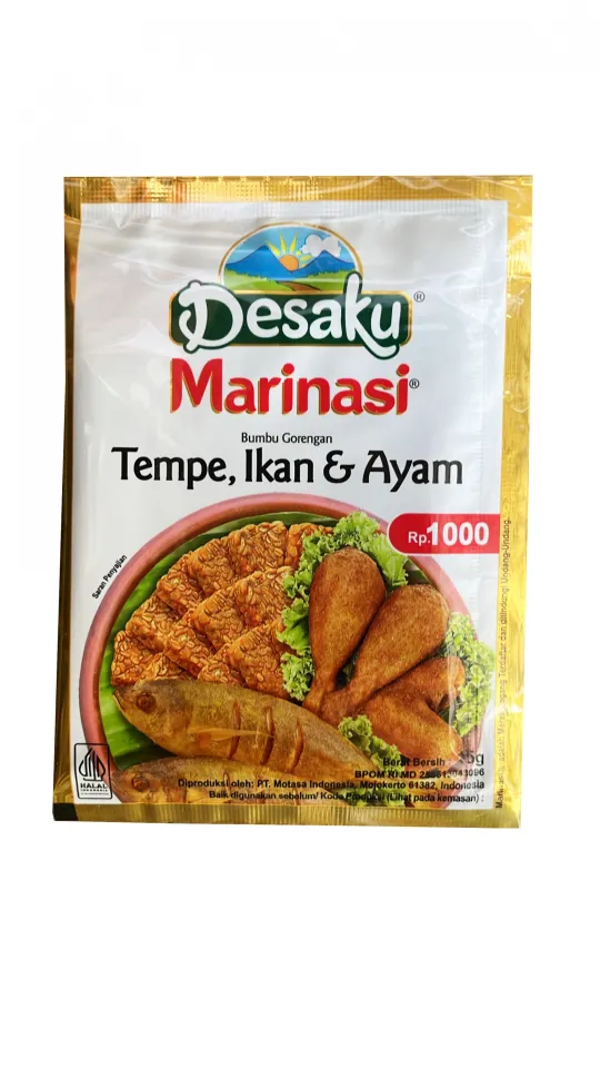 Desaku Bumbu Marinasi Tempe, Ikan, dan Ayam 15g | Lazada Indonesia