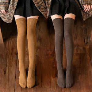 ถุงน่องฤดูหนาวผู้หญิงเซ็กซี่ ทันสมัยหิมะสีทึบกระชับหนาเทอร์รี่ ปายผู้ชาย JK ถุงเท้ายาวเหนือ ถูกเข้าชมในอบอุ่นและบางสาว