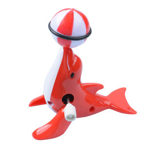 LYZRC 360° Rotating Walking Acrobatic Dolphin and Sea Lion Top Soccer Toy