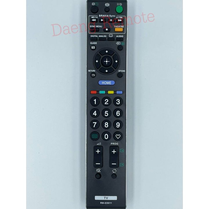รีโมทใช้กับทีวี รุ่น RM-ED011 GA011 GA015 รีโมทตัวนี้ใช้ร่วมกันทั้งสาม ...