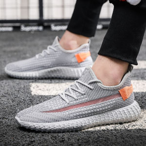 Summer Mens Shoes Womens Shoes Lovers Shoes Sneaker Elastic Breathable Mesh Mens Shoes Versatile Trend Casual Shoes ☺1130