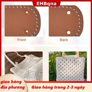 [COD] EHBqna 3PF Ship within 24 hours 22x10Cm Dài Dưới Cho Dệt Kim Túi PU Da Cơ Sở Túi Handmade Dưới Với Lỗ Tự Làm Crochet Túi Phụ Kiện Phía Dưới