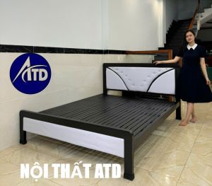 Giường Sắt Giá Rẻ Hộp 48 Đủ Kích Thước 1m 1m2 1m4 1m6 1m8 Dài 2m Hình Thực Tế Giá Rẻ Tại Xưởng HCMBình Dương Biên Hòa