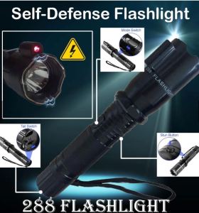 288 FLASHLIGHT Rechargeable 3in1 Multifunction Long Beam Self-Defense Flashlight | Best SELLER FLASHLIGHT