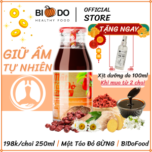 Mật Táo Đỏ Gừng Tâm An 250ml - Bí Đỏ Food - Giữ Ấm Tự Nhiên Đẩy Hàn