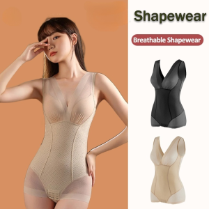 【SINGABRALETTE】Womens summer comfortable and breathable belly corset ultrathin shapewear
