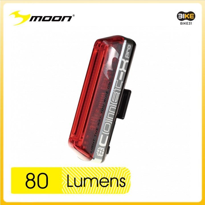 Moon Comet X Pro 40 (80) Lumens High Power USB Rechargeable Rear Red