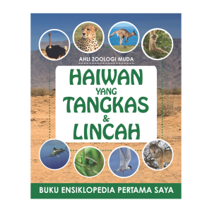 Buku Haiwan yang Tangkas & Lincah Ensiklopedia Pertama Belajar Tentang Haiwan untuk Kanak Kanak Hardcover