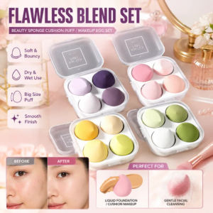 Jumbo Makeup Sponge Large Egg Sponge Air Cushion Powder Puff Wet And Dry Foundation Blending Sponge Face Cleansing Beauty Tool