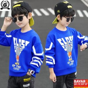 GENESIS FASHION Kaos Anak Laki Laki KIDS CLASS Lengan Panjang Atasan Anak Laki Laki Fashion Pria