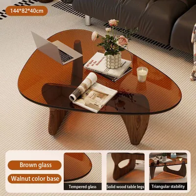Coffee Table Glass Top Meja Kopi Ruang Tamu Moden Designer Coffee Table Nordic Coffee Table Cofee Table Coffe Table