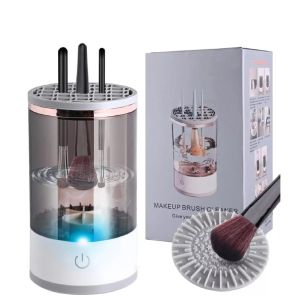 [SG Stock]UV disinfection Electric Makeup Brush Cleaner USB Powered Make up Brush Clean Washer Wash Machine Dryer Basket 化妆刷清洁器