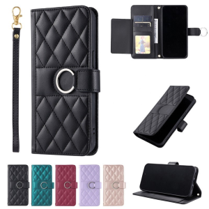 Leather Wallet Cards Solt Case For Samsung Galaxy A23 A24 A25 A33 A34 A35 A36 A53 A54 A55 4G 5G Flip Phone Stand Cover With Lanyard