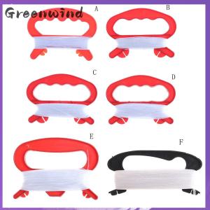 【Greenwind】 Flying Kite Line String With D Shape Winder Handle Board Outdoor Kite Tools Kids Outdoor White Flying Kite String Line D Shape Winder Board Tool Outdoor D Shape Kite Winder Tool Reel Handle Twisted String Line Red Black 15/20/30/50/100m Flying