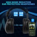 Noise Reduction Earmuffs, Ear Protection Headphones,NRR 28dB Soundproof Safety Ear Muffs for Shooting. 