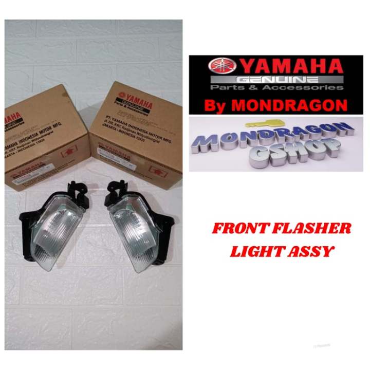 FRONT FLASHER LIGHT ASSY FOR AEROX V1 and V2 YAMAHA GENUINE PARTS ...
