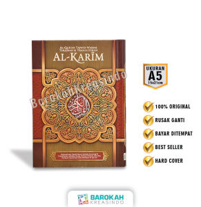 Alquran Besar Al Karim Tajwid Latin Terjemahan Al Quran Alkarim Terjemahan A4 dan A5 Sedang
