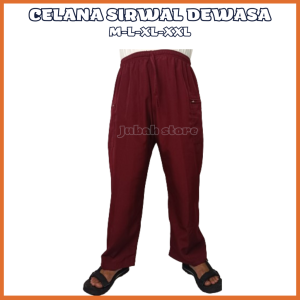 Celana Sirwal Dewasa Celana Komprang Celana Pangsi Celana Silat Celana Cingkrang Celana Solat Pria Dewasa