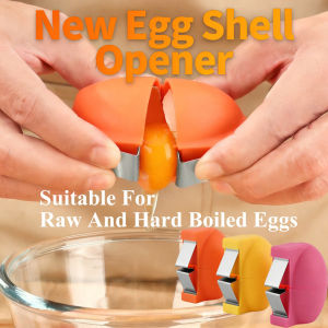 Multifunctional Egg Shell Opener Handheld Egg Cracker Separator Tool Eggshell Cutter Easy Open Kitchen Gadget For Egg