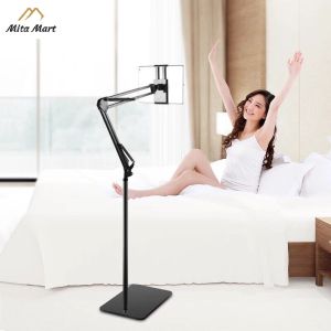 Giá đỡ điện thoại chân để ipad thân kim loại đứng sàn cao 1m3 cao cấp - Đế đúc chắc chắn xoay 360 độ linh hoạt quay video gậy live stream xem phim chống rung