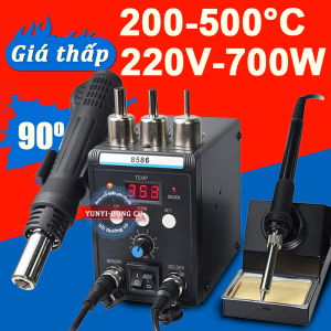 Máy hàn điện tử mini 8586220V-60W điều chỉnh nhiệt độlên nhiệt nhanh 200-500°C