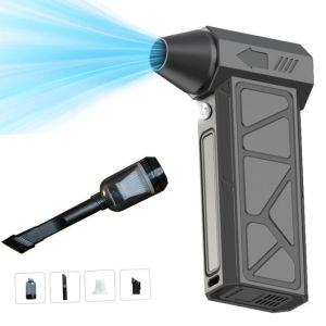 130000 RPM Violent Fan Portable Air Dust Collector Kit LED Digital Display Lighting Turbo Jet Fan 52m/s Wind Speed Powerful Air Blower 鼓风机 暴力风扇